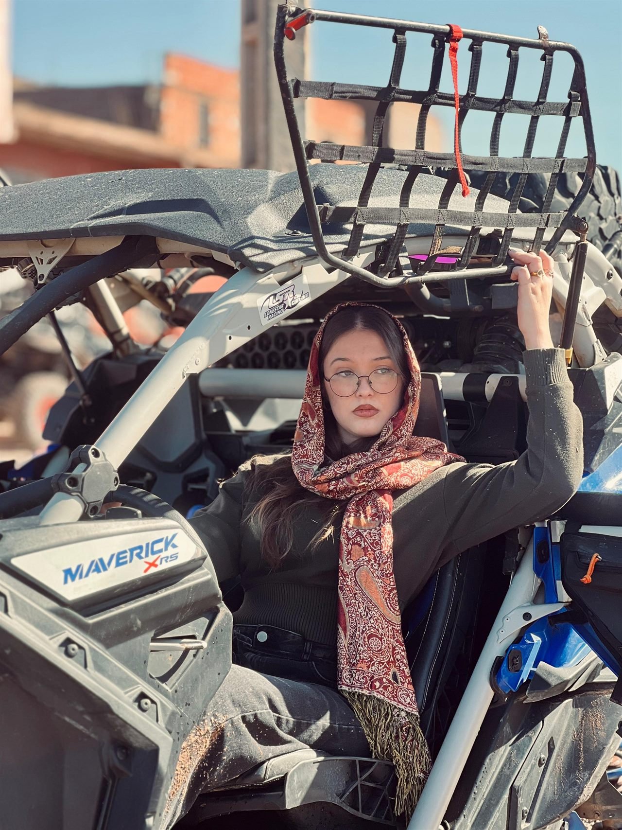 Buggy Can-Am Maverick X3 Turbo sur les pistes de Marrakech