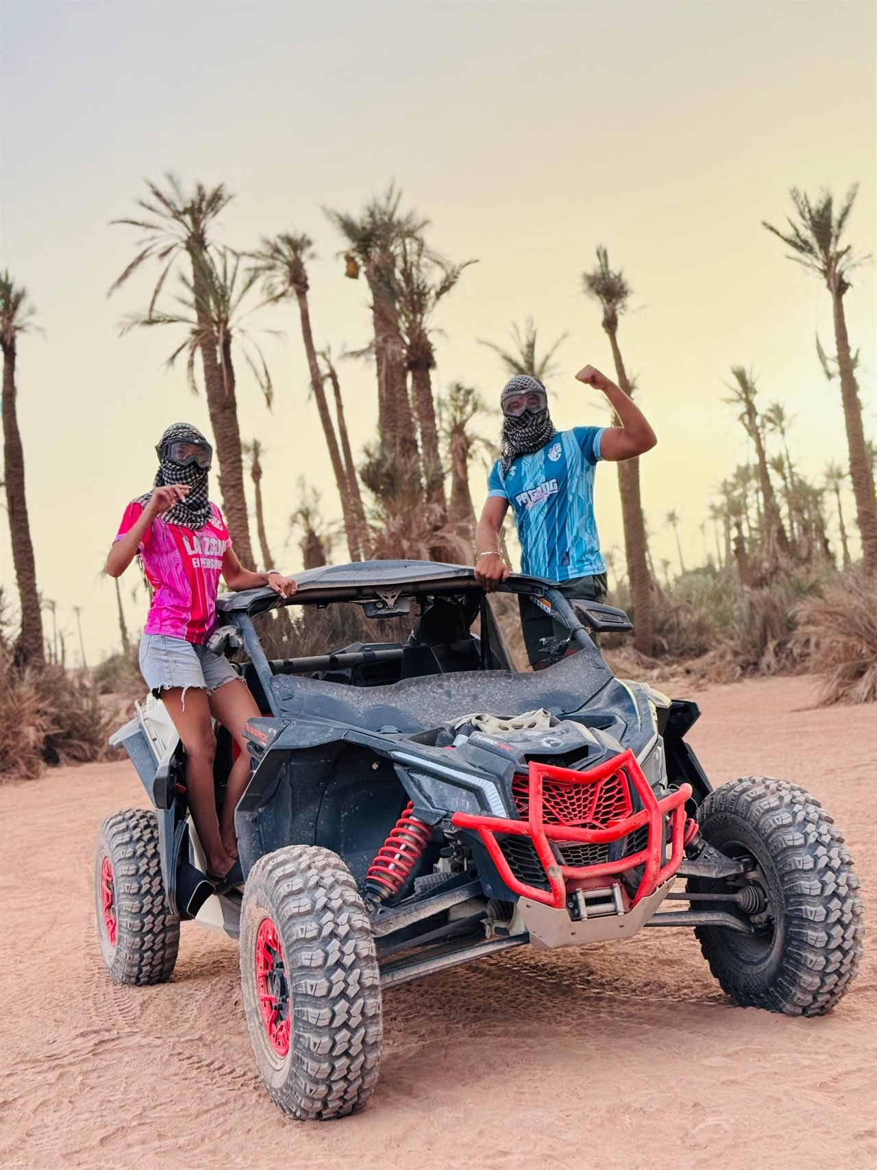Sortie en Can-Am X3 entre amis à Marrakech